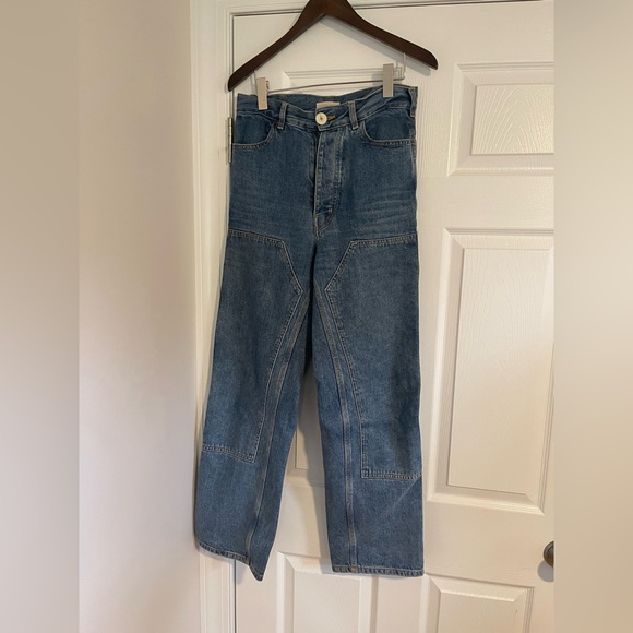 Jesse Kamm Denim - Jesse Kamm Handy Cowboy Denim with Gold Stitching sz6